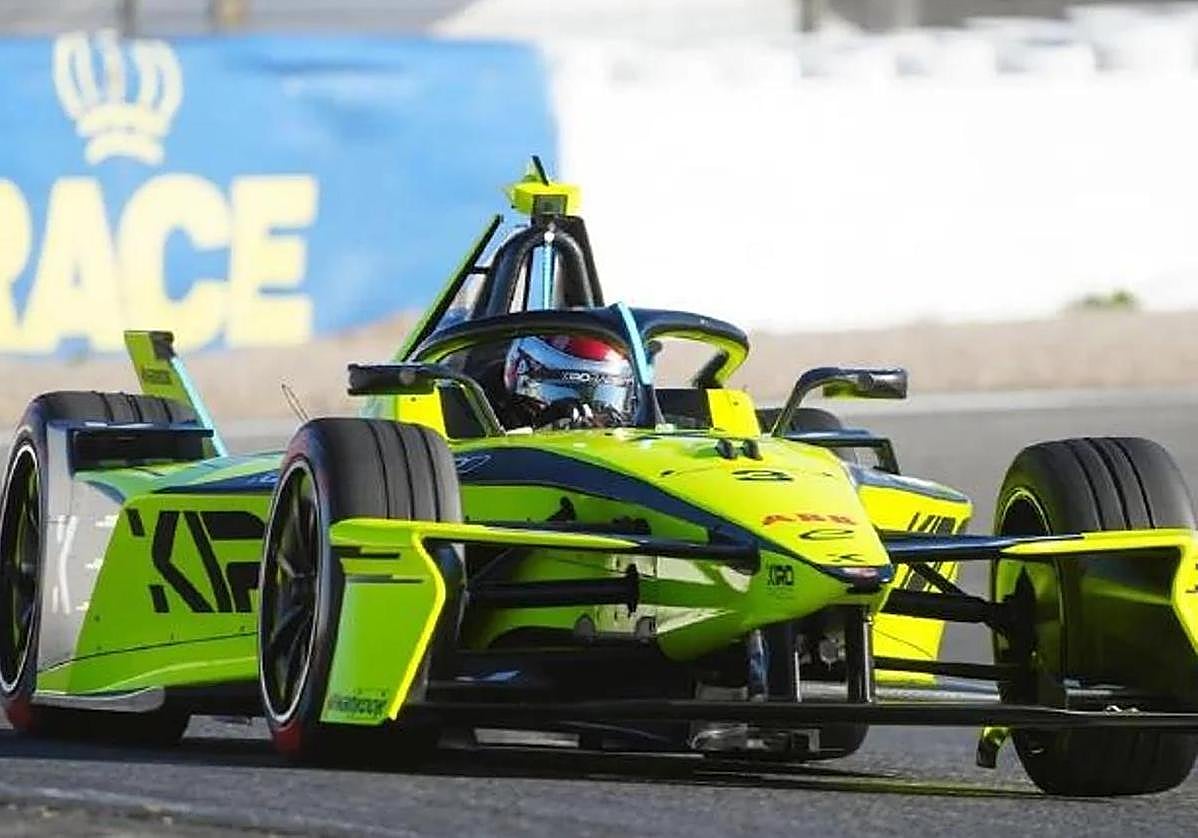 Uno de los coches del Mundial de Fórmula E.