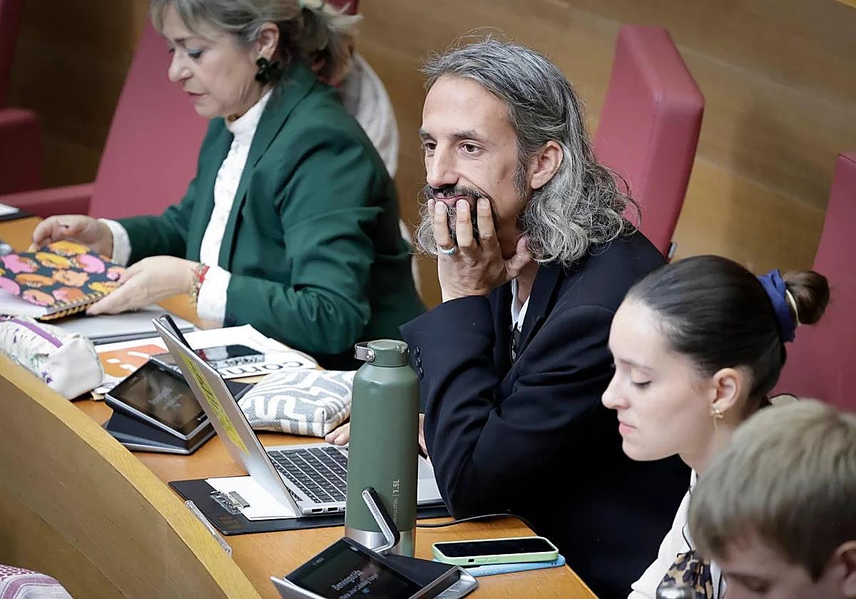 Juan Bordera, esta mañana en Les Corts.