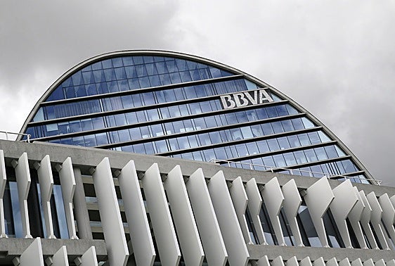 Edificio 'La Vela', sede corporativa de BBVA en Madrid
