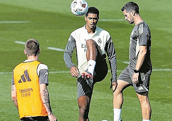 Jude Bellingham, ultimando su puesta a punto de cara al regreso de la Liga.