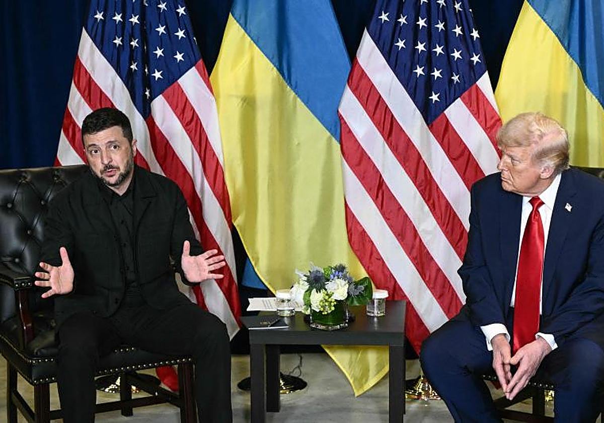 Volodímir Zelenski y Donald Trump, el pasado 23 de septiembre en Nueva York.