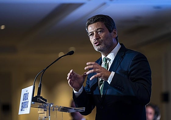 André Ventura, líder de la ultraderecha portuguesa.