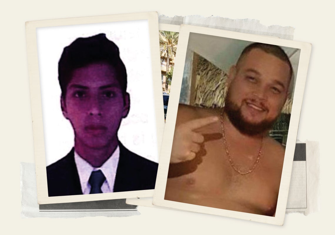 Tarit José Salazar López y Roberto Carlos Vega Daza, alias Beto.