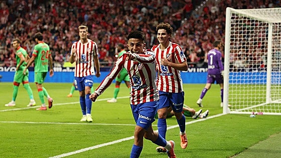 Almada y Oblak regalan un nuevo triunfo al Atlético en el Metropolitano