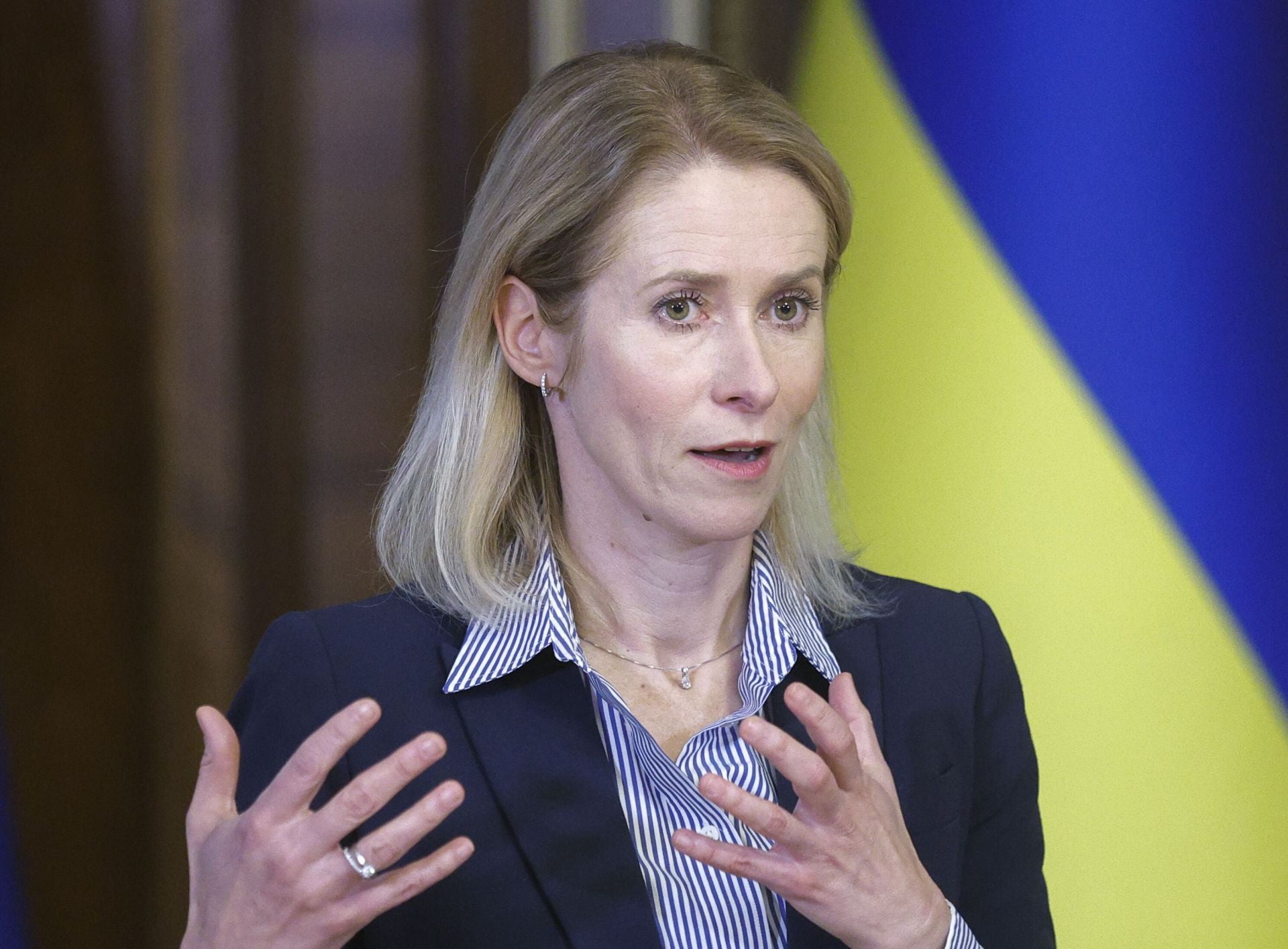 La jefa de la diplomacia europea, Kaja Kallas.