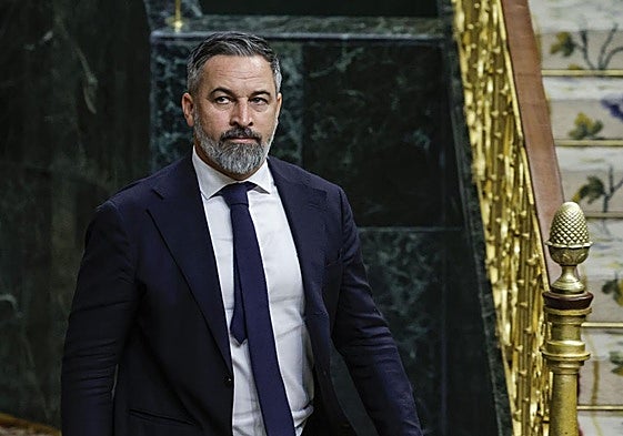 El líder de Vox, Santiago Abascal.