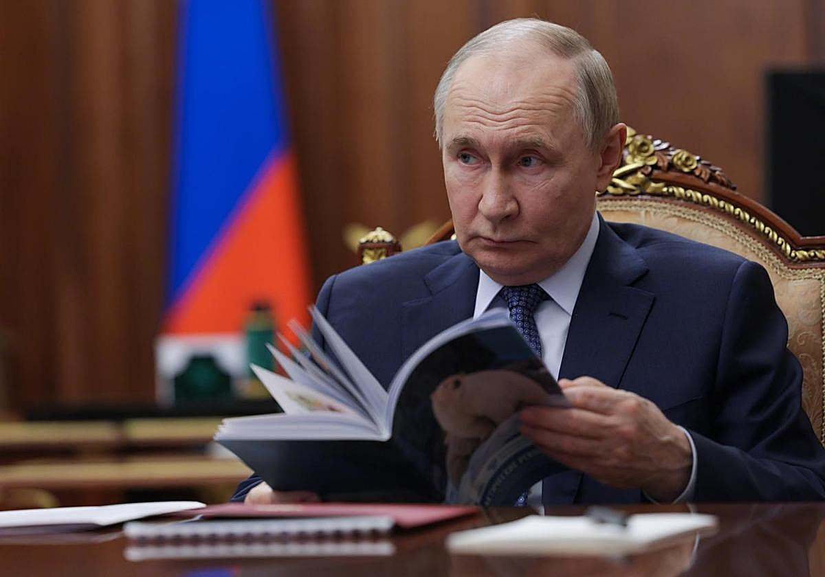 El presidente ruso, Vladímir Putin, este martes en Moscú.