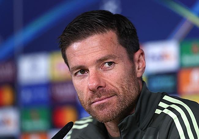 Xabi Alonso, durante su comparecencia ante los medios en la previa del Real Madrid-Juventus