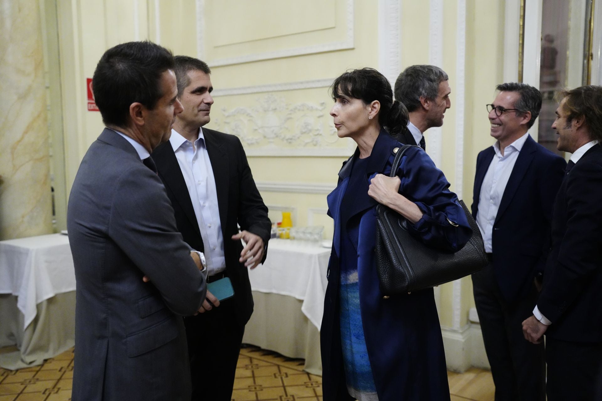 Fernando Castiella, director general de Recursos Humanos y Organización; José Manuel Gascón, director general de Tecnología y Transformación; y Noemí Rodríguez, directora de Estrategia Digital, todos de Vocento.