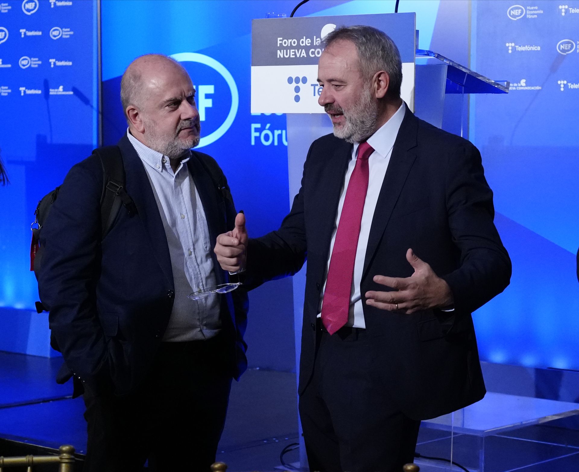 Benjamín Lana, director general de Vocento Gastronomía, y Ángel Ortiz, director de El Norte de Castilla. 