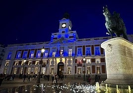 Edificio de la Real Casa de Correos en Madrid.