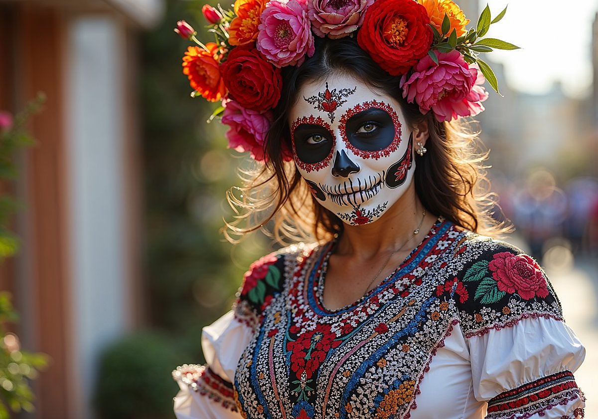 Este disfraz de Catrina será todo un acierto para Halloween