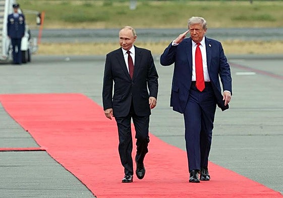 Vladímir Putin y Donald Trump, en su encuentro del pasado agosto en Alaska.