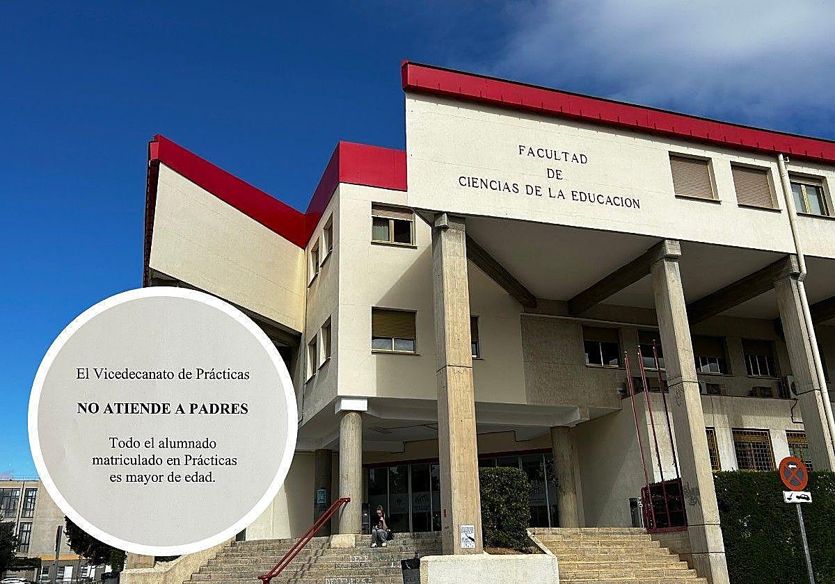 Un cartel en la Facultad de Ciencias de la Educación causa revuelo en redes sociales