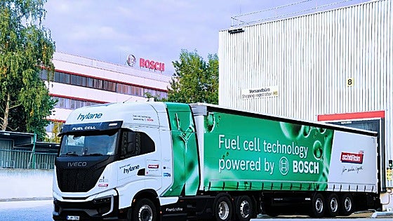 Así es el primer camión de pila de combustible que ya circula por Europa