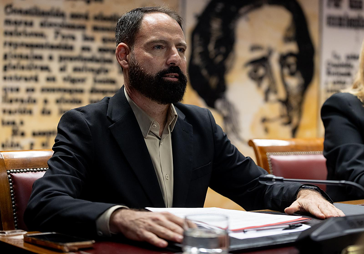 Mariano Moreno Pavón este jueves en el Senado