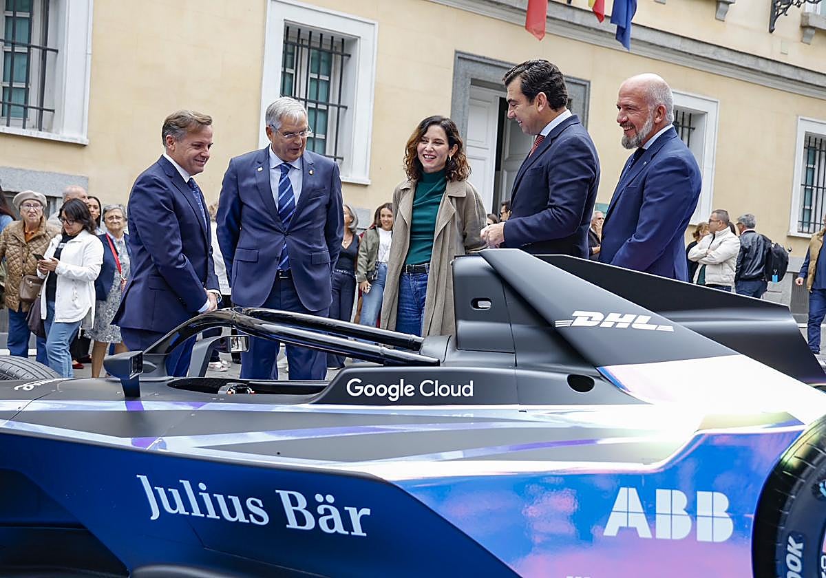 Un momento de la presentación del E-Prix de Madrid.