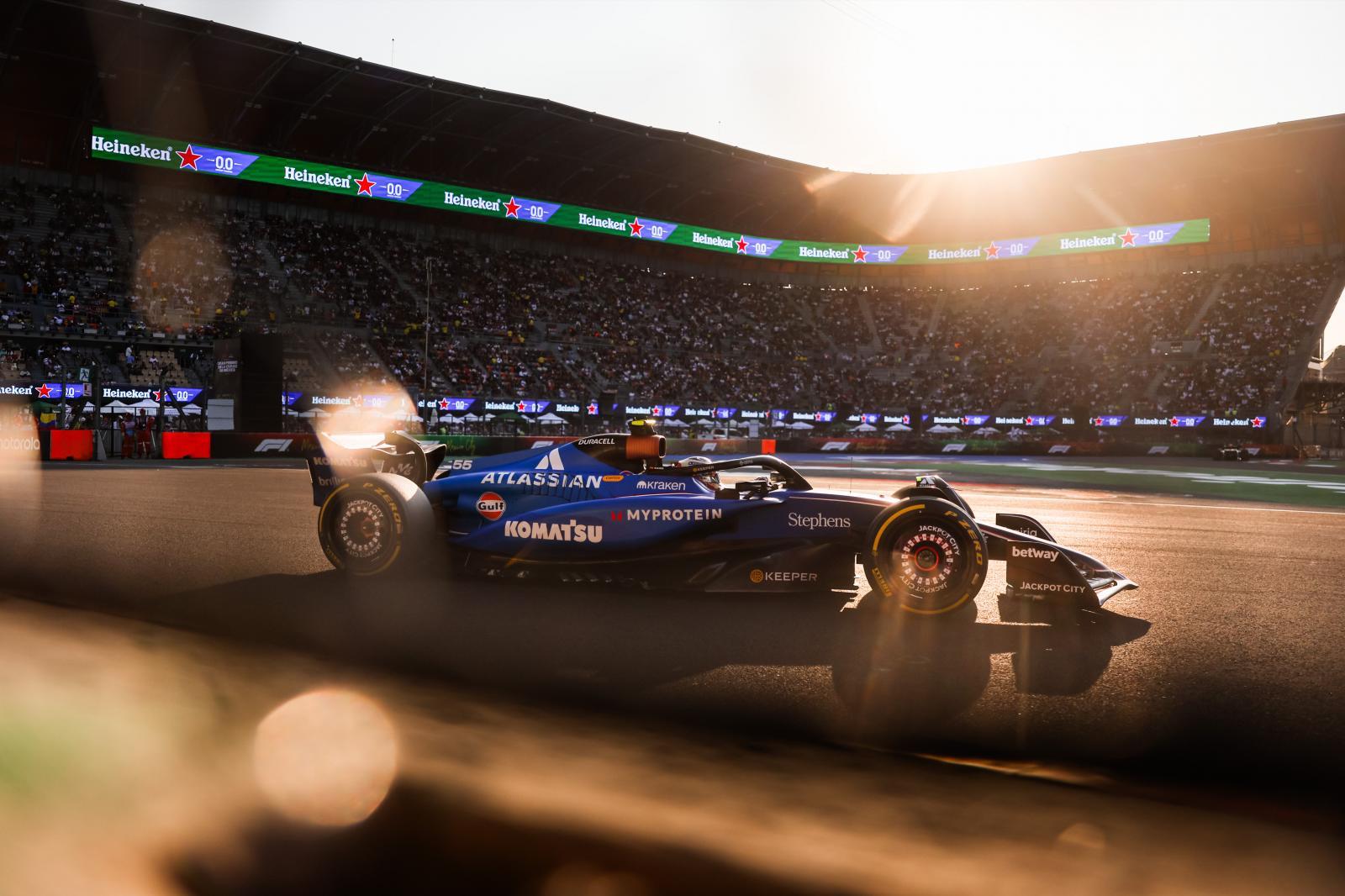 Carlos Sainz, en el GP de México.