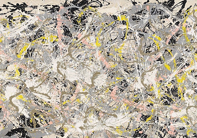 'Number 27', de Jackson Pollock (1950. Detalle).