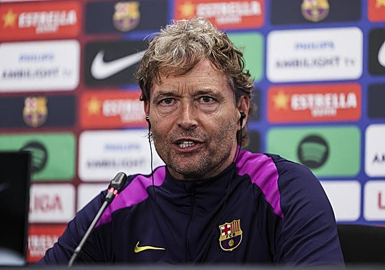 Marcus Sorg, durante la rueda de prensa previa al clásico.