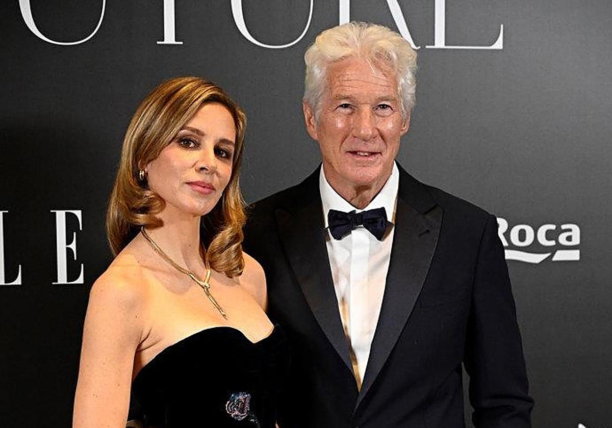Richard Gere and his wife, Alejandra Silva