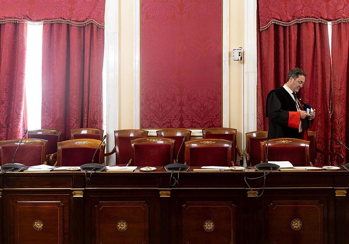 El fiscal general del Estado, Álvaro García Ortiz, durante un acto en el Consejo de Estado.