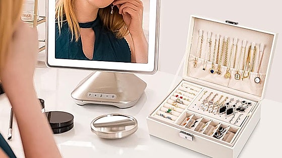 Estos joyeros prácticos y elegantes son una apuesta segura para organizar joyas