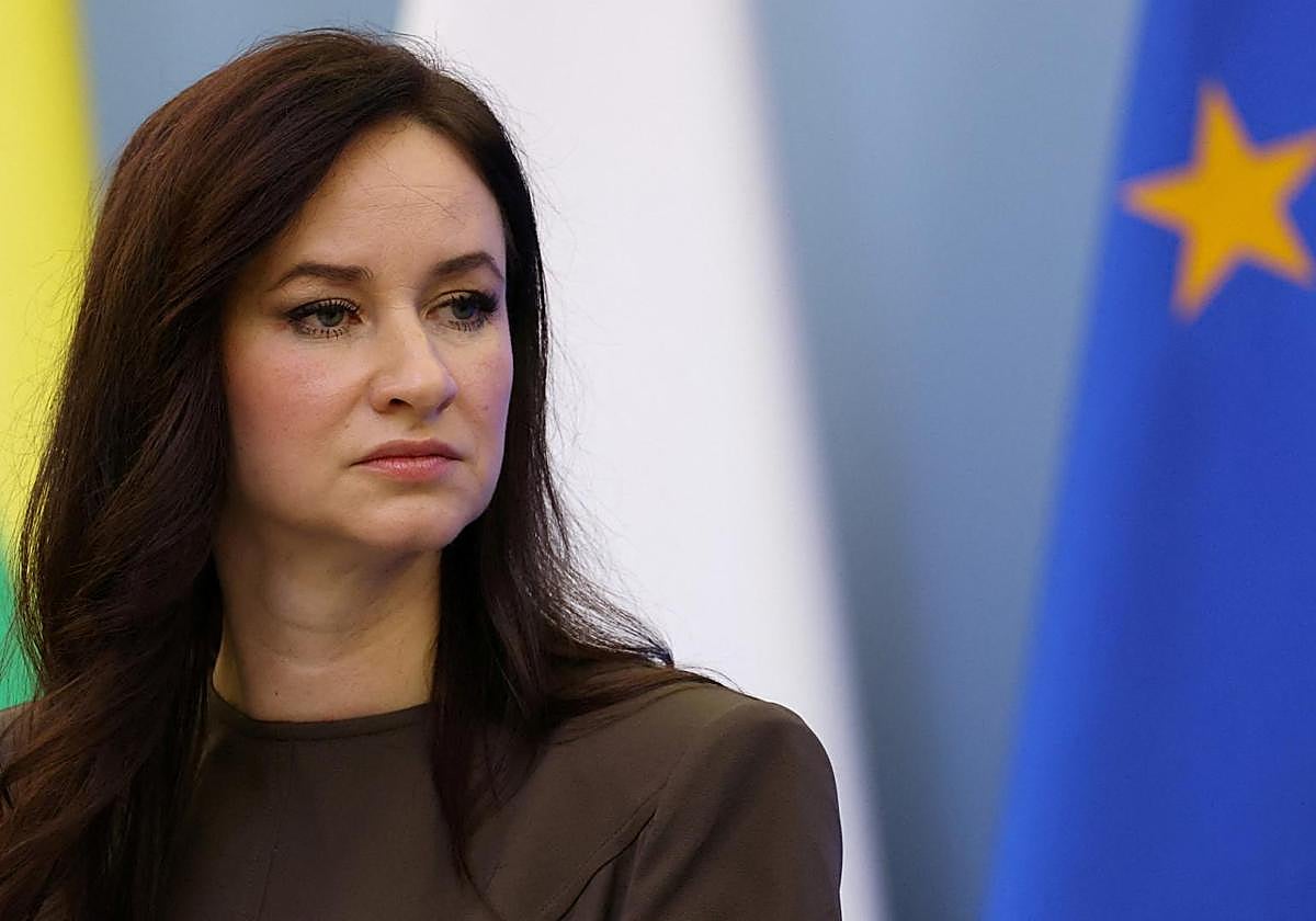 La primera ministra lituana, Inga Ruginiene.