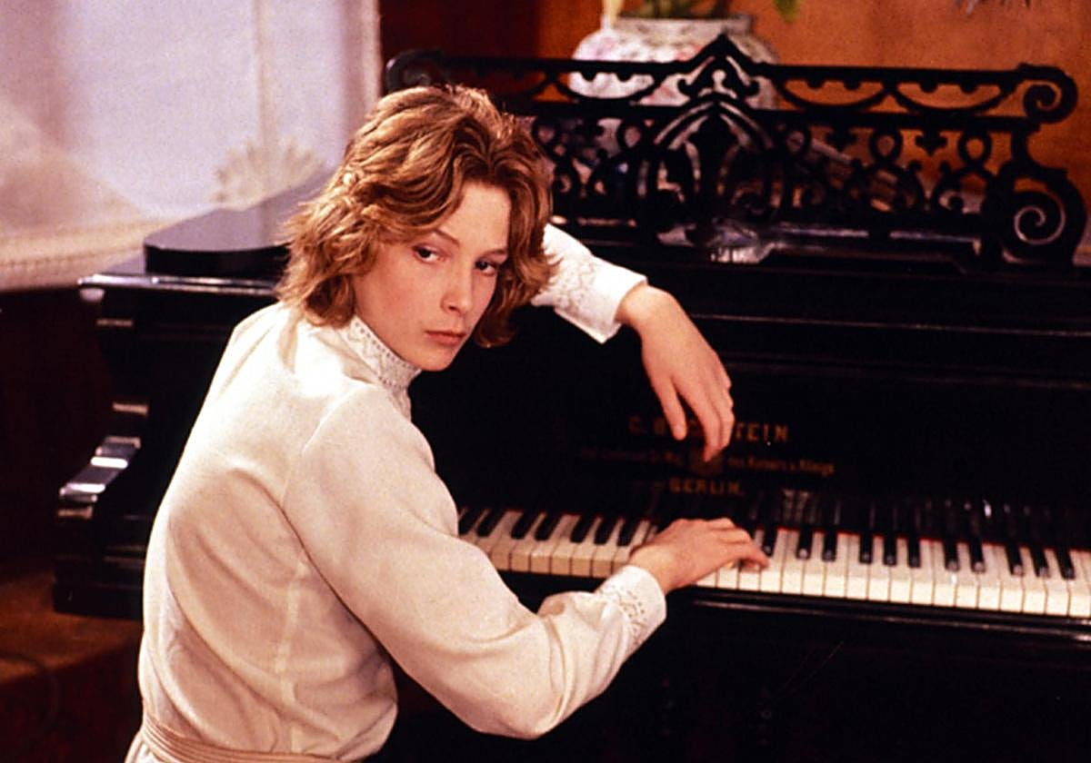 Björn Andrésen, como Tadzio, en 'Muerte en Venecia'.