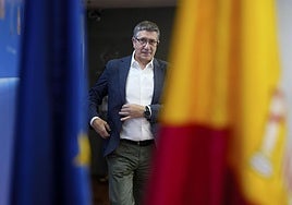 El portavoz del GPS en el Congreso, Patxi López.