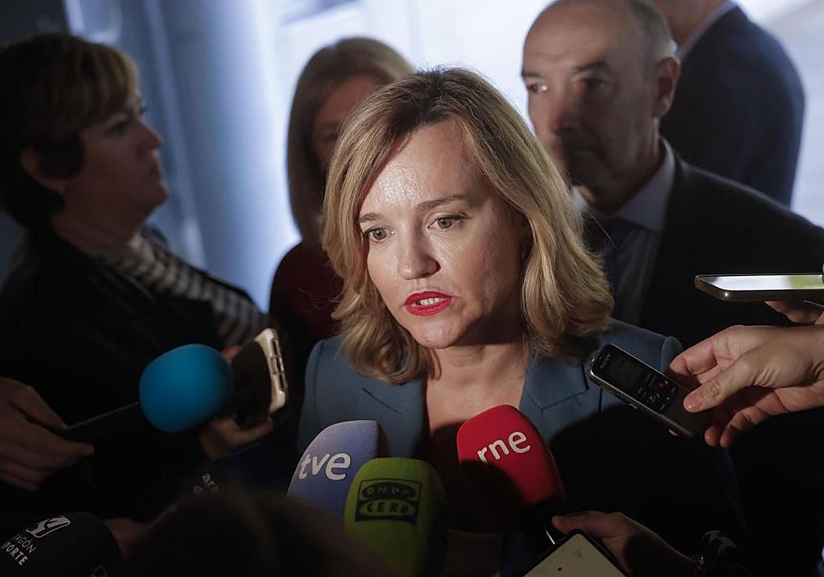 La ministra portavoz, Pilar Alegría.