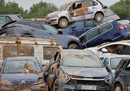 Vehículos afectados por la Dana