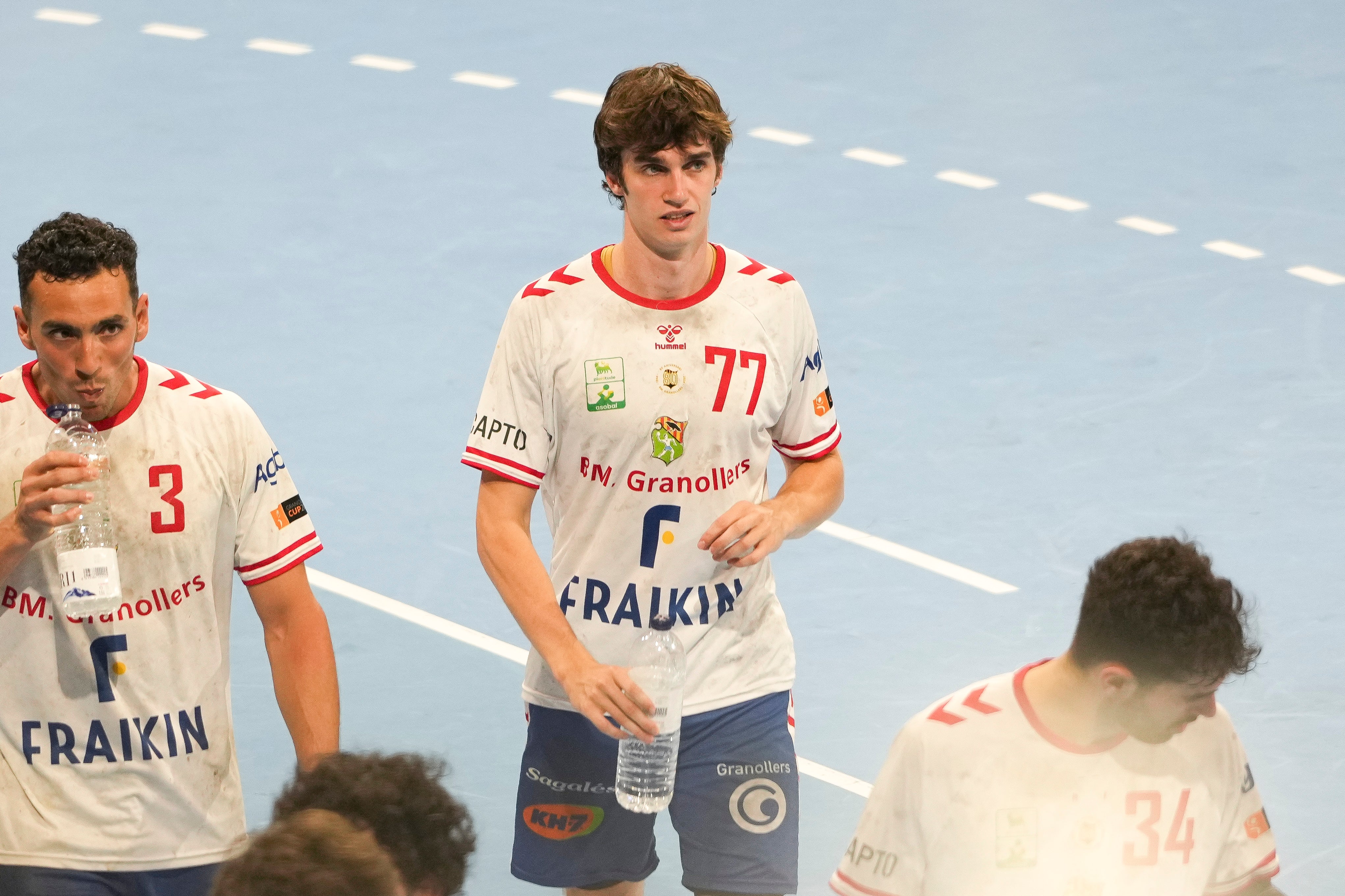 Pablo, en un partido con el Granollers.