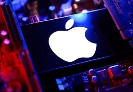 Logo de la corporación Apple.