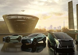 Además de automóviles, la movilidad futura que plantea Lexus pasa también por la arquitectura, la navegación marítima (un catamarán) y aérea (un dron)