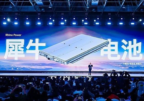 Presentación en China de las nuevas baterías de Chery