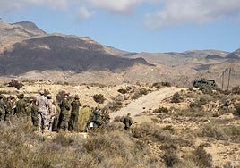 magen del campo de maniobras de La Legión en Viator.