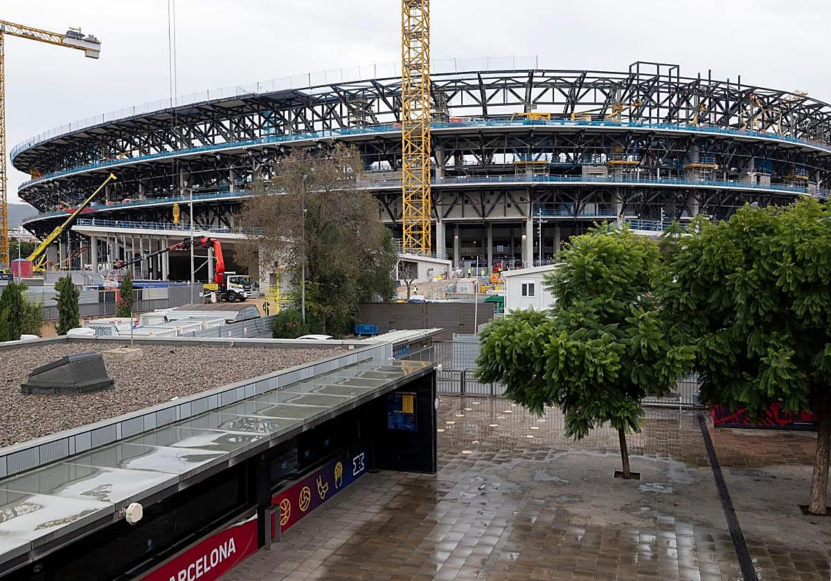 Photo of the current state of Spotify Camp Nou.