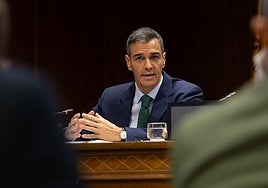 El presidente del Gobierno, Pedro Sánchez, comparece ante la Comisión de Investigación sobre el 'caso Koldo'.