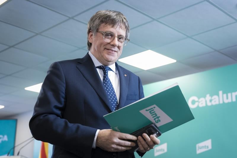 Carles Puigdemont, presidente de Junts.