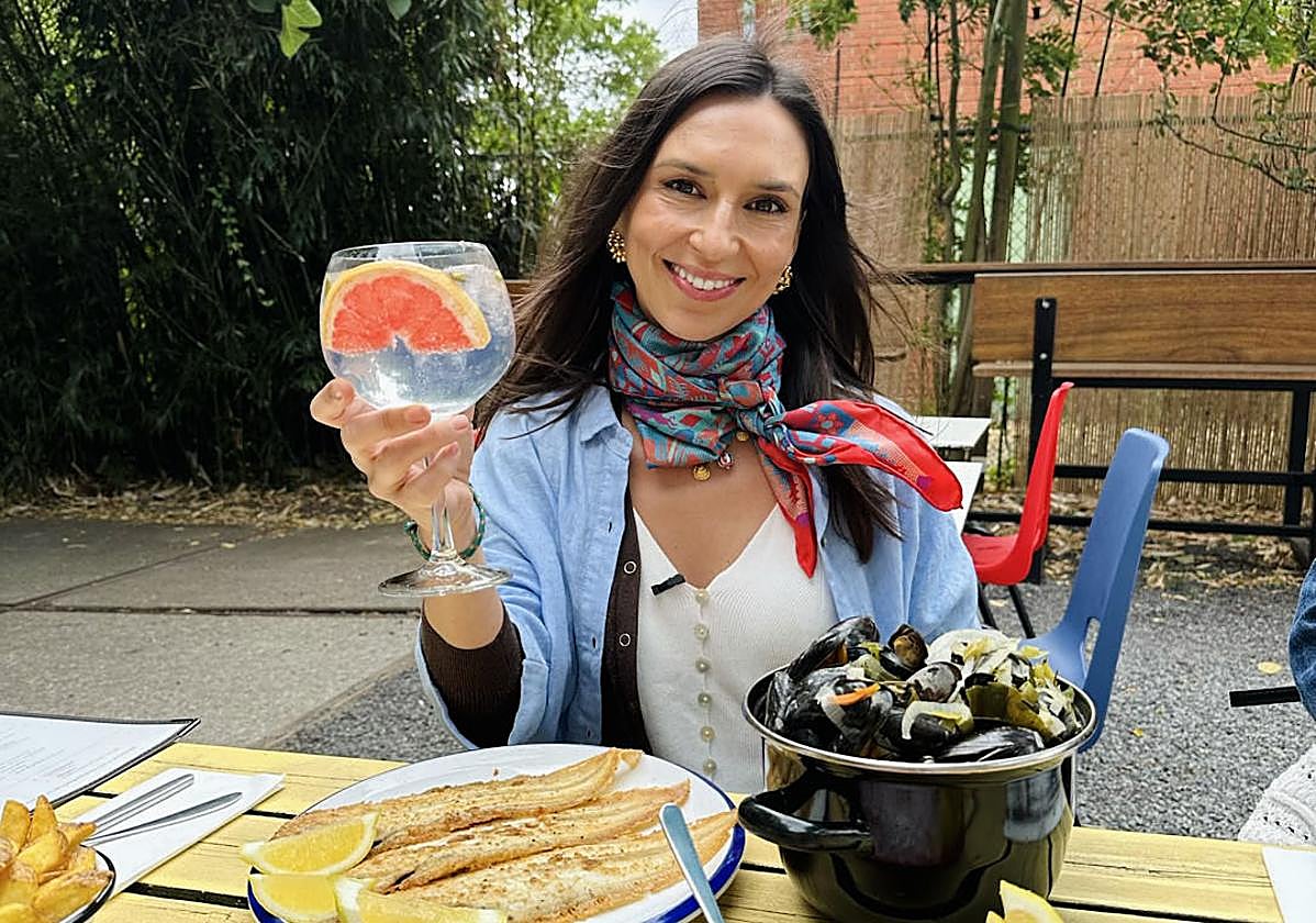 La periodista, en Ámsterdam.