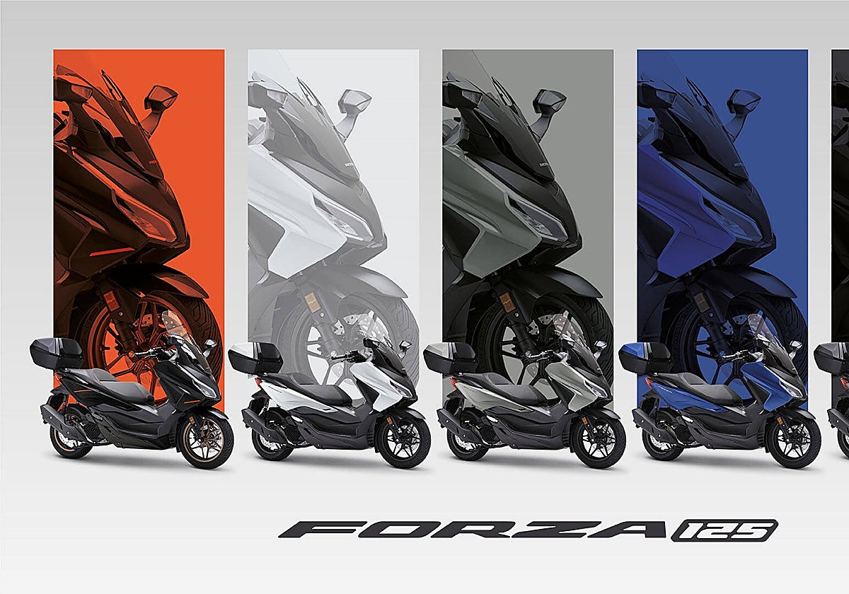 Nuevos colores en las Honda Forza 2026