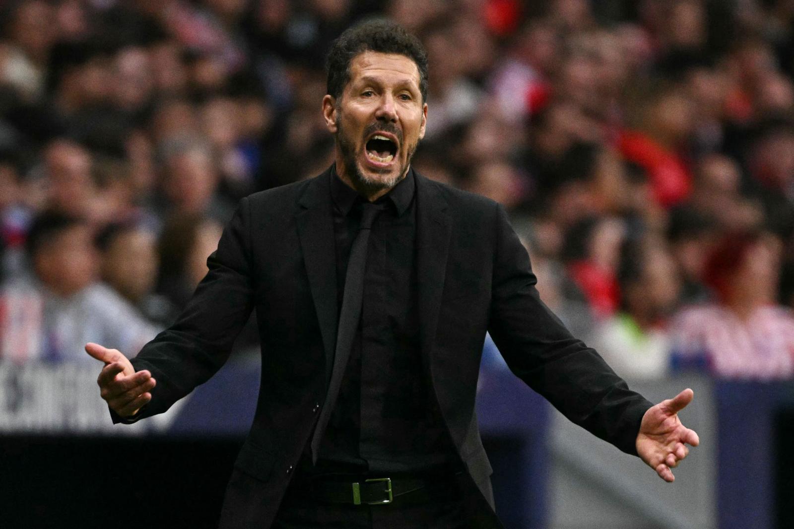 Diego Pablo Simeone, durante un partido.
