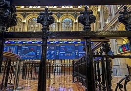 Palacio de la Bolsa en Madrid.