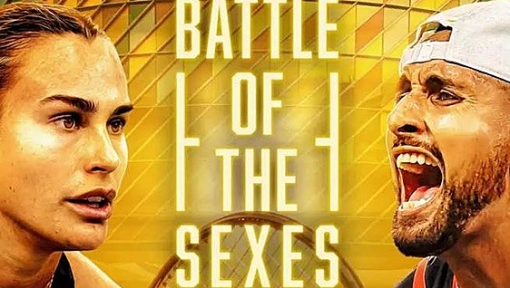 Aryna Sabalenka y Nick Kyrgios protagonizarán 'La Batalla de los Sexos'