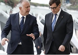 Ángel Víctor Torres y Salvador Illa