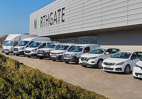 Flota de vehículos de renting