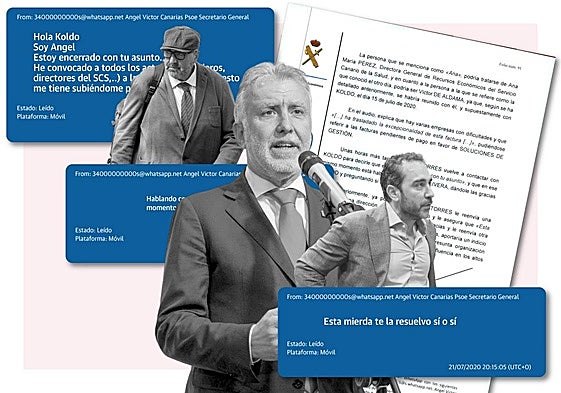 La UCO revela que Ángel Víctor Torres se volcó en ayudar a Aldama: «Esta mierda la resuelvo sí o sí»