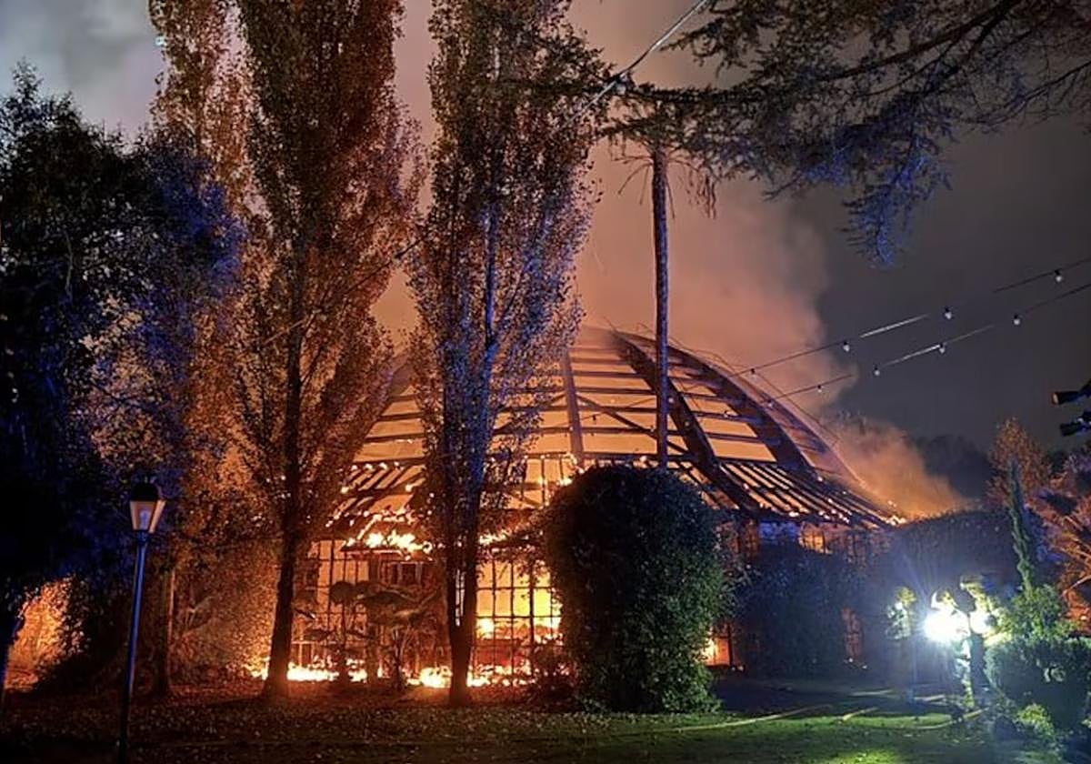 Incendio del restaurante Mas Marroch.