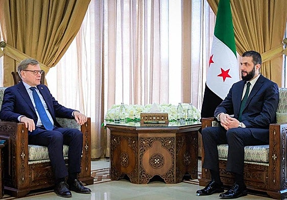 El presidente de Siria, Ahmed al Sharaa, se reunió en octubre con el ministro de Asuntos Exteriores alemán, Johann Wadephul, en Damasco.